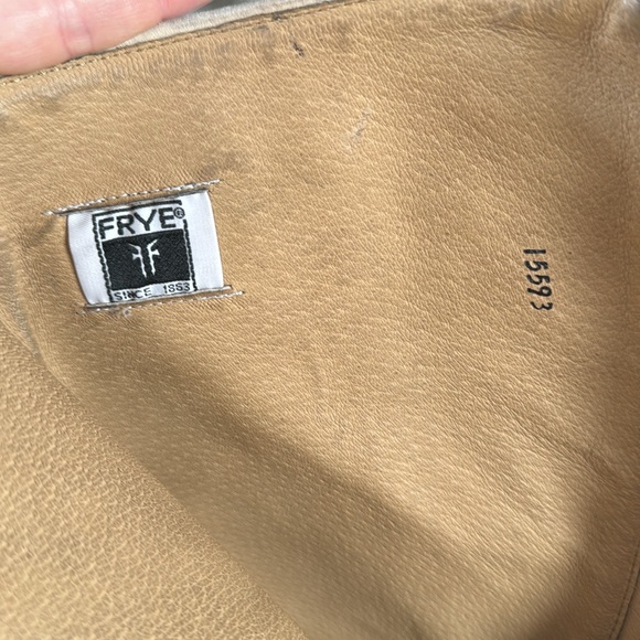 Women’s Vintage Leather FRYE Distressed Moto Boot - 8.5 - Picture 8 of 16